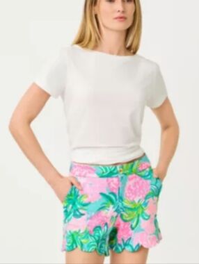 NWT Lilly Pulitzer 5" Buttercup Knit Short